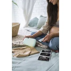 Dětská dotyková lampa s dálkovým ovládáním Velký medvídek Modrý