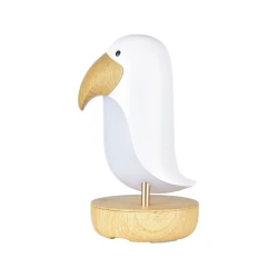 Dětská lampa s bluetooth reproduktorem Ptáček Bílý