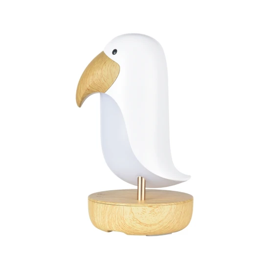 Dětská lampa s reproduktorem Ptáček Bílý