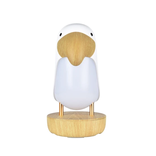 Rabbit and Friends Dětská lampa s bluetooth reproduktorem Ptáček Bílý Dětská lampa s reproduktorem Ptáček Bílý