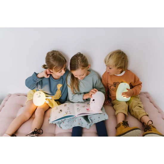 Dětská dotyková lampa Velký medvídek Bílý