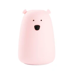 Dětská dotyková lampa Velký medvídek Růžový