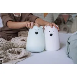 Dětská dotyková lampa Velký medvídek Modrý