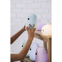Dětská dotyková lampa Velký medvídek Modrý