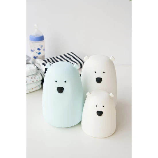 Dětská dotyková lampa Velký medvídek Modrý