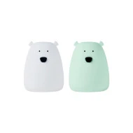 Dětské dotykové lampy Malí medvídci Bílý a zelený