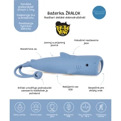 Dětská baterka Žralok Dětská baterka Žralok