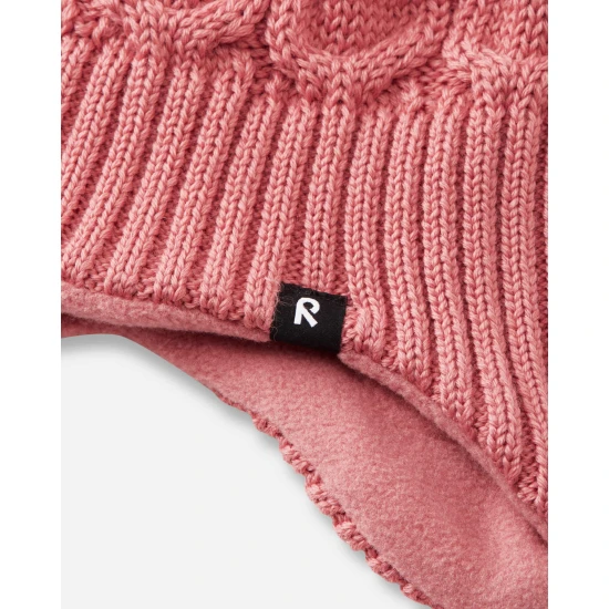 Reima Pletená čepice Paljakka Rose blush