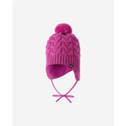 Pletená čepice Paljakka Fucshia
