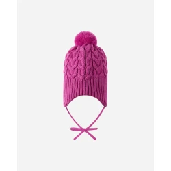 Pletená čepice Paljakka Fucshia