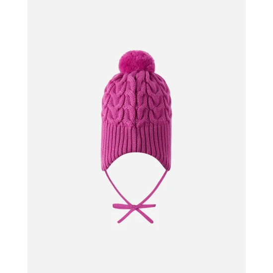Reima Pletená čepice Paljakka Fucshia