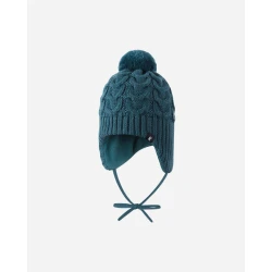 Pletená čepice Paljakka Dark Teal