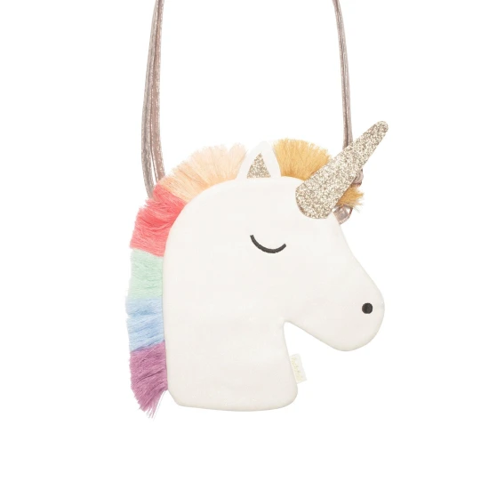 Kabelka Rainbow Unicorn – Sladká kabelka se třpytivou duhou a zlatým rohem!