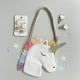 Kabelka Rainbow Unicorn – Sladká kabelka se třpytivou duhou a zlatým rohem!