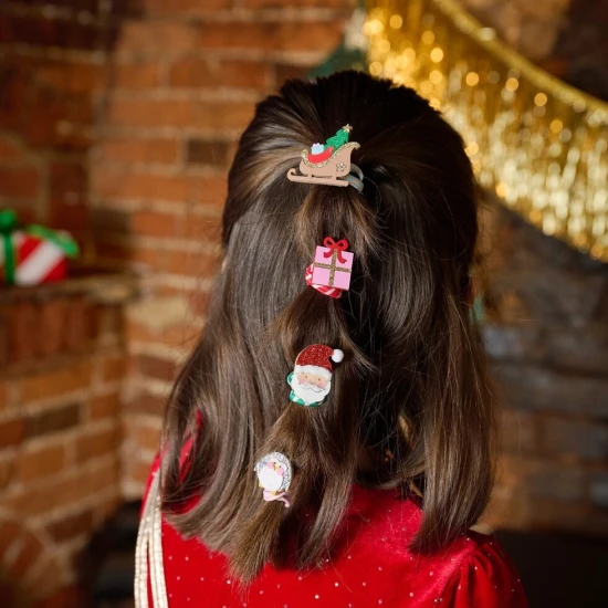Gumičky do vlasů Veselý Santa 4 ks – Rockahula Kids X580
