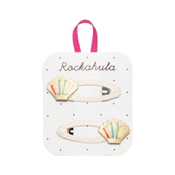 Sponky do vlasů Rainbow Shell 2 ks