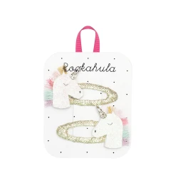 Sponky do vlasů Jednorožec Duhový 2ks