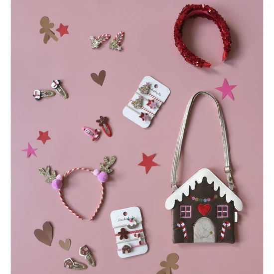 Rockahula Kids Sponky do vlasů Sněhulák 2ks Sponky s vánočním motivem s designem sněhuláka.