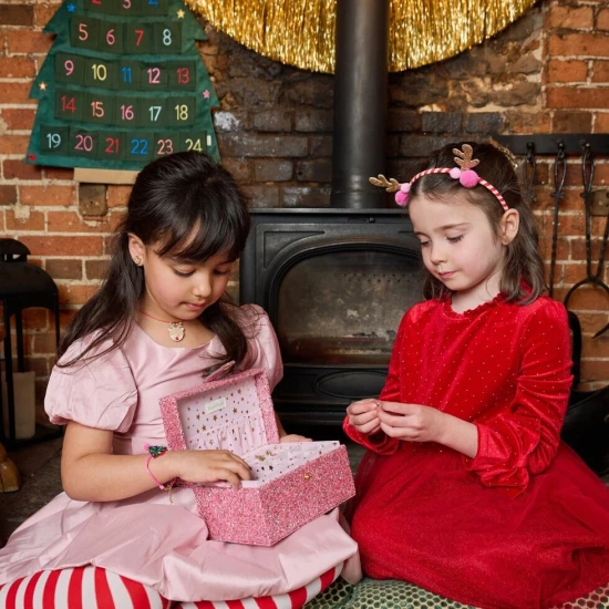 Velká šperkovnice Konfety růžová – Rockahula Kids JB531P