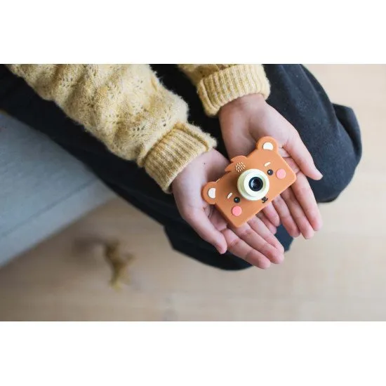 The Zoofamily Dětský digitální fotoaparát Zoo Friends Medvěd Dětský digitální fotoaparát pro každou cestu s motivem medvěda.