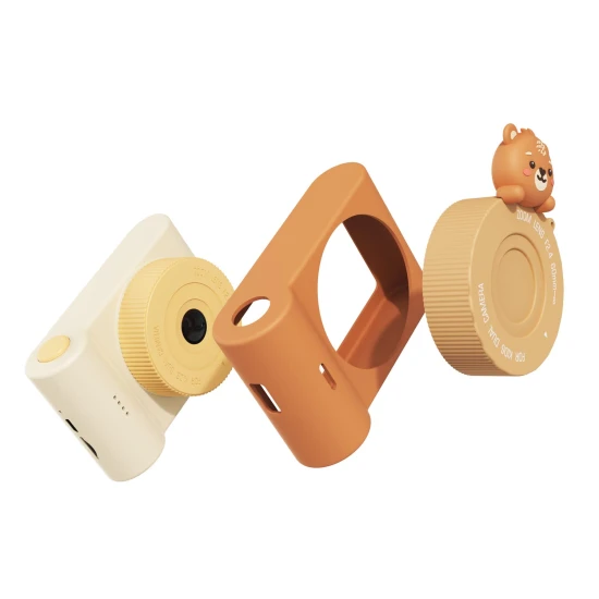 The Zoofamily Dětský digitální fotoaparát Urban Zoo Medvěd Dětský fotoaparát se selfie kamerou se zvířecími motivy.