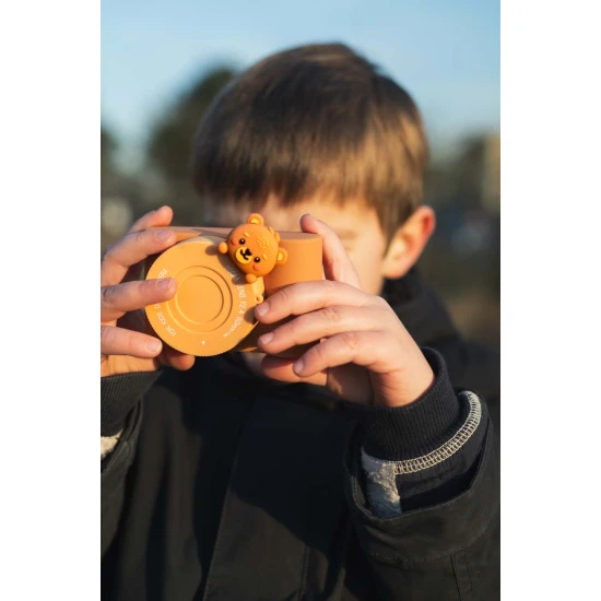 The Zoofamily Dětský digitální fotoaparát Urban Zoo Medvěd Dětský fotoaparát se selfie kamerou se zvířecími motivy.