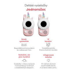 Dětské vysílačky Zajíček 2 ks Dětské vysílačky Zajíček 2 ks