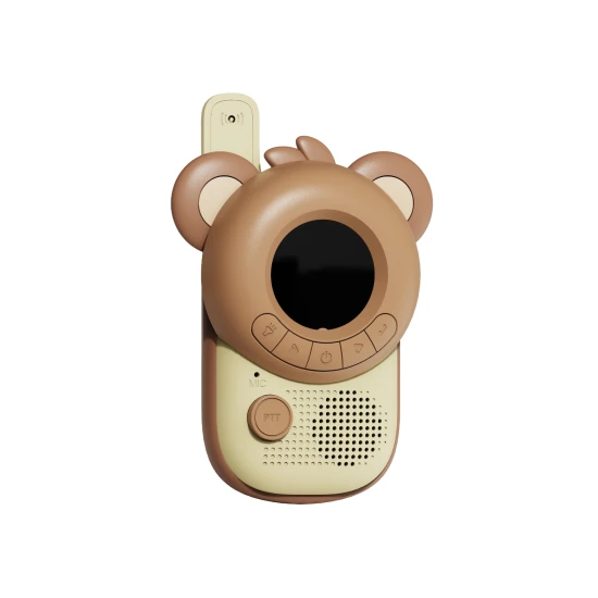 The Zoofamily Dětské vysílačky Medvěd 2 ks Set dětských vysílaček od Zoofamily obsahuje 2 vysílačky.