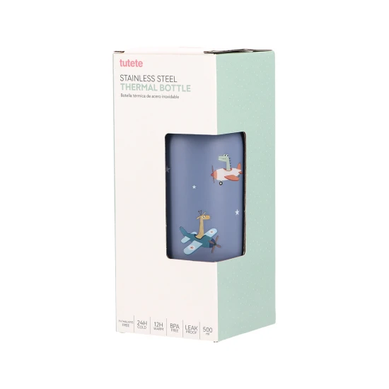 Tutete Láhev nerezová 500 ml Letadla TT-109182