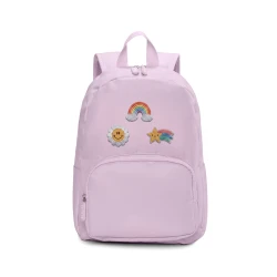 Dětský batoh s vyměnitelnými nášivkami Lavender