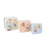 Svačinové boxy 3 ks The Three Little Pigs