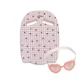 Zvýhodněný plavecký set Strawberry – Deska a brýle pro děti