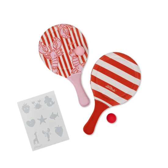 Letní set Swim Essentials – UV samolepky a plážový tenis pro děti
