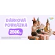 Dárková elektronická poukázka v hodnotě 2 500 CZK pro děti a rodiče – nákup na babyknihy.cz.