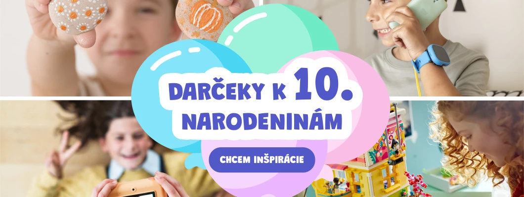 10. narozeniny jako velký milník: Dárky, které potěší školáky