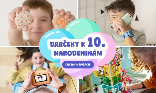 10. narozeniny jako velký milník: Dárky, které potěší školáky