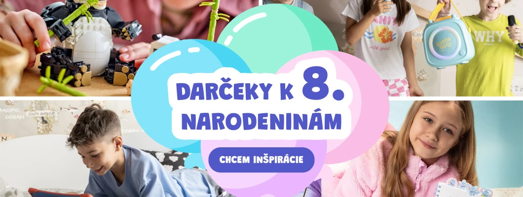 8. narozeniny plné dobrodružství: Dárky, které rozzáří oči vašich školáků