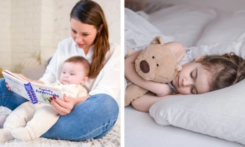 Čtení knih má v předspánkové rutině děťátka své místo