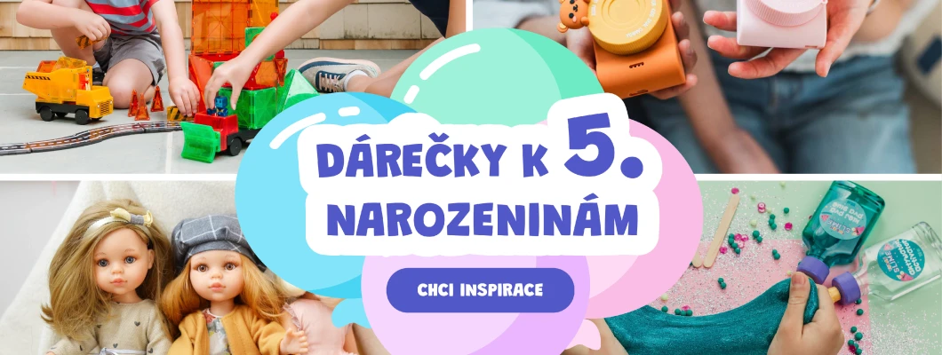 Tipy na dárky k 5. narozeninám: Co potěší předškoláka? Tipy na dárky k 5. narozeninám: Co potěší předškoláka?