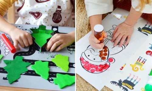 Zimní a vánoční tvoření s dětmi