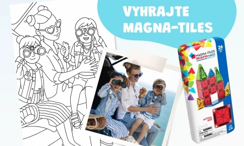 Soutěž: Vybarvěte si dovolenou a vyhrajte MAGNA-TILES
