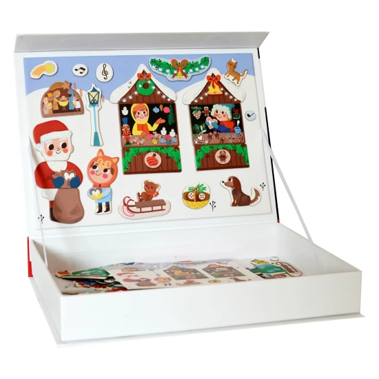 EDUkid Magnetická kniha Vánoce – Christmas Magnetic Book Magnetická kniha Vánoce – Christmas Magnetic Book