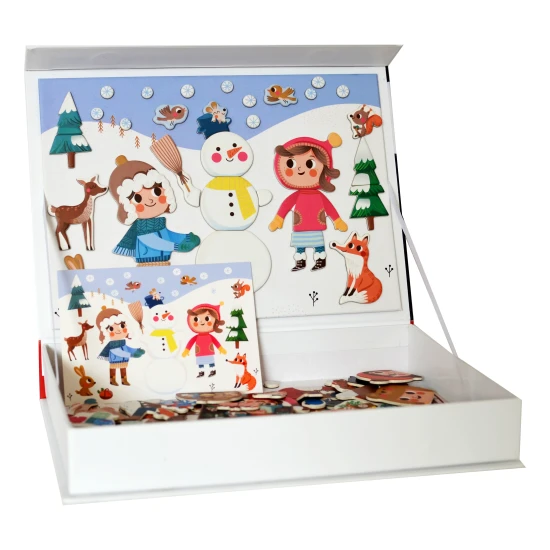 EDUkid Magnetická kniha Vánoce – Christmas Magnetic Book Magnetická kniha Vánoce – Christmas Magnetic Book