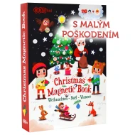 Magnetická kniha Vánoce – Christmas Magnetic Book s malým poškozením Magnetická kniha Vánoce – Christmas Magnetic Book s malým poškozením