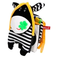 Textilní knížka Kravička