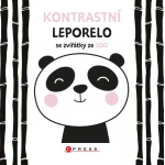Kontrastní leporelo se zvířátky ze ZOO