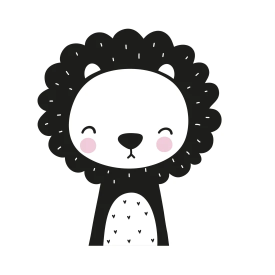 Kontrastní leporelo se zvířátky ze ZOO