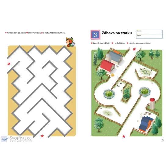 Můj první pracovní sešit - Bludiště