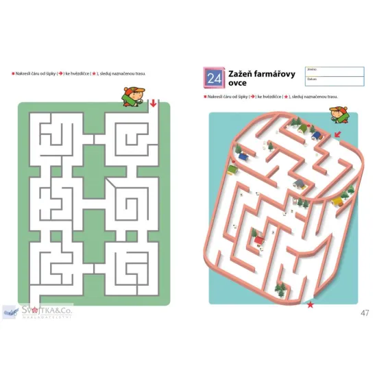 Můj první pracovní sešit - Bludiště