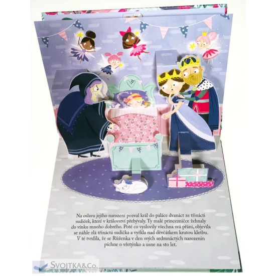 Šípková Růženka - Prostorové leporelo s pohádkou